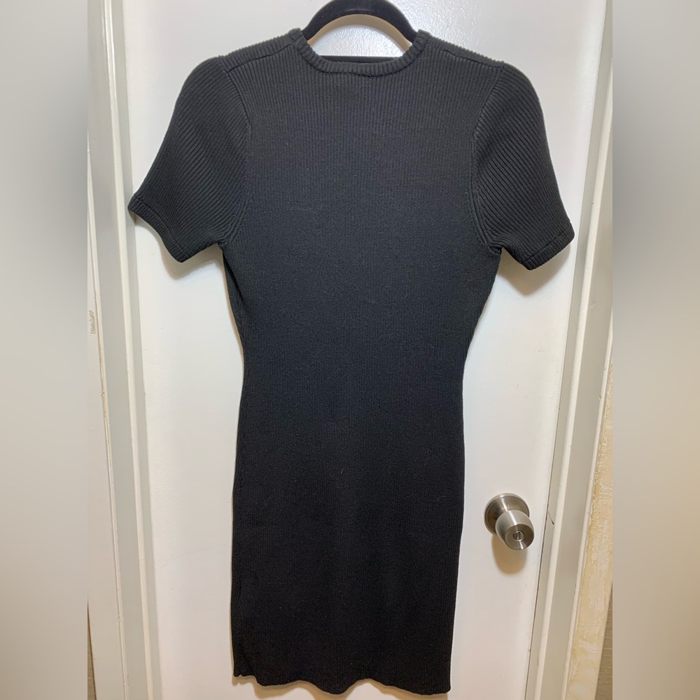 🖤 Cotton On Black Ribbed Dress – Size M – Your New Favorite LBD! 🖤
